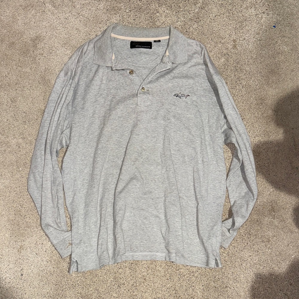 Vintage Greg Norman Long Sleeve Polo